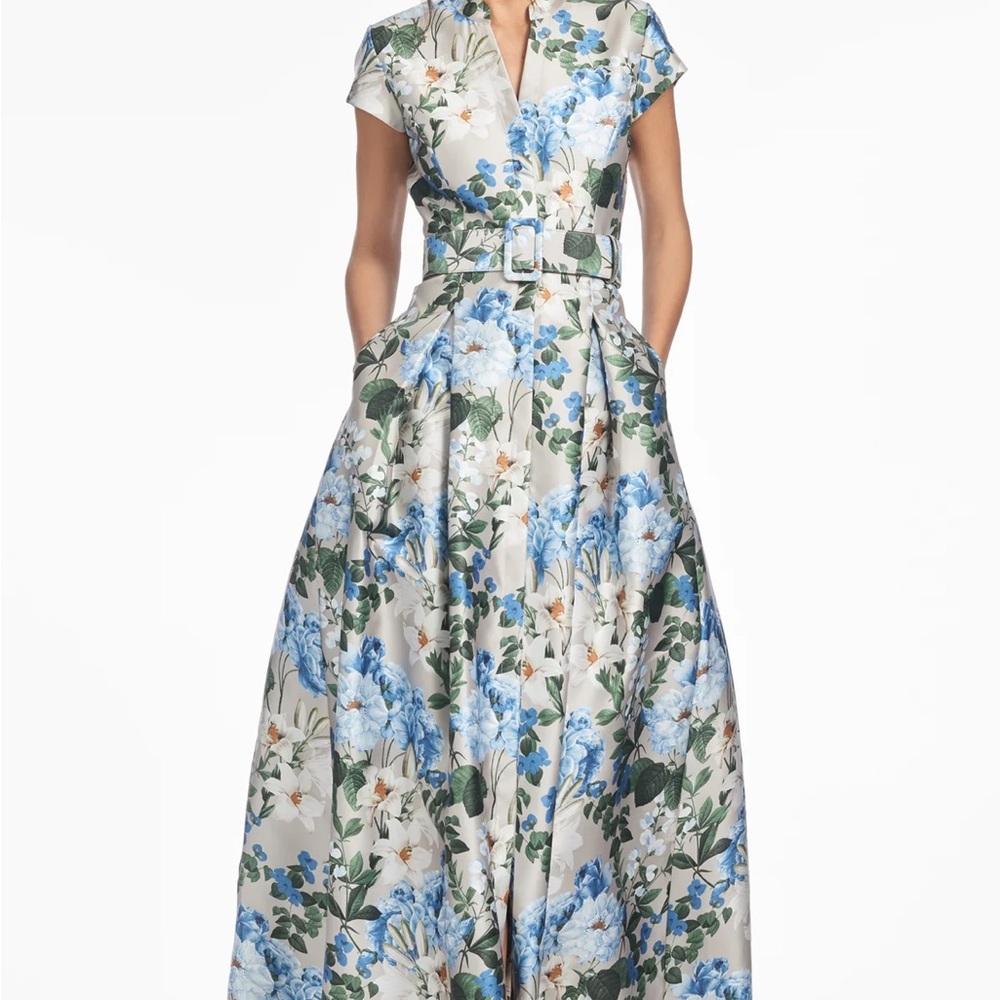 Sachin + Babi Blue and White Floral Maxi Dress- NEW WITH TAGS, UNWORN